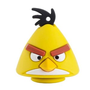 Pen drive amarillo Angry Birds