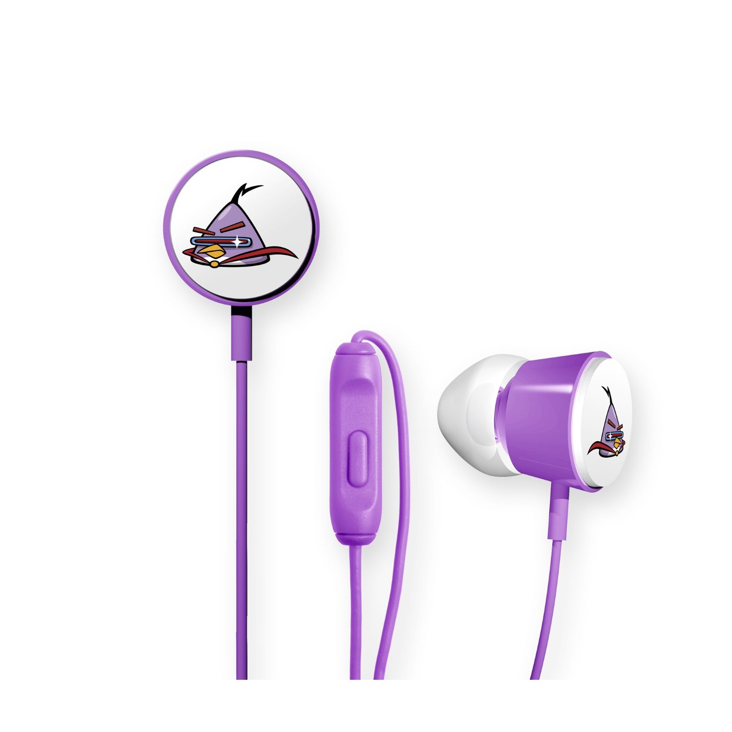 Auriculares morados