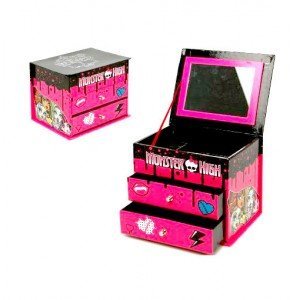 Joyero de Monster High con dos cajones