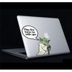 Vinilo de Yoda y la fuerza