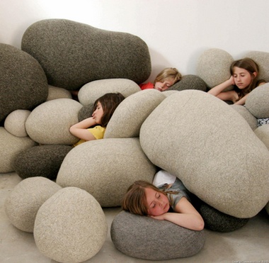 Cojines piedra